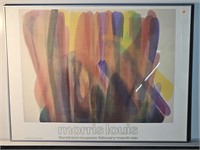 Morris Louis RARE vintage 1969 art lithograph