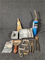 C-Clamps, Light, Propane Torch, and More