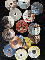 LOT 18 DVDS NO CASES