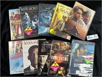 LOT OF 10 DVDS