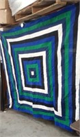 96 x 72 quilt topper with minimal staining