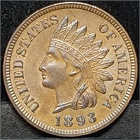 1893 Indian Head Cent from Set BU