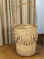 Handled Wicker Basket