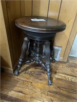 STOOL WITH CLAW FOOT