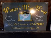 Winter's West Wing Sign