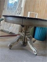 Pair Of Vintage Oak Tables.**