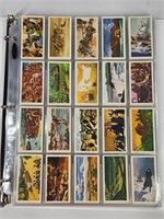 BINDER FULL OF TOBACCO CIGARETTE CARDS