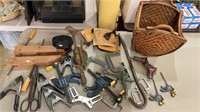 Large lot of tools - clamps, vintage