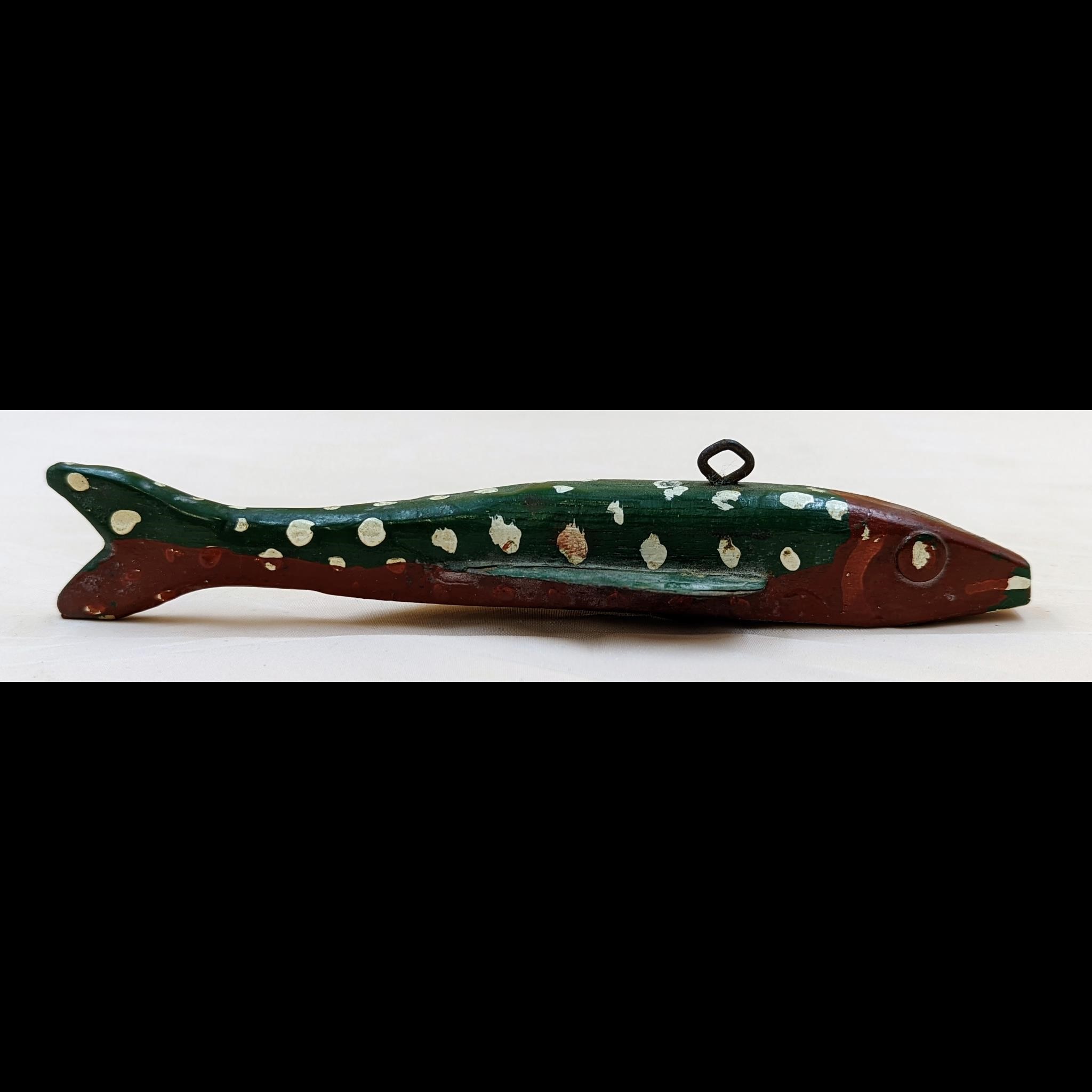 Vintage Handmade & Painted Fish Decoy