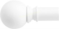 Amazon Basics Curtain Rod  72x144 Matte White