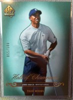 2005 Tiger Woods 055/500 Hall of Fame Golf Card