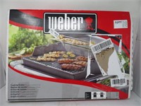 WEBER PROCELAIN ENAMELED CAST IRON COOKING GRATES