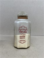 Old spice bath salts container
