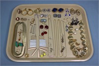 Costume Jewelry Necklaces + Earrings