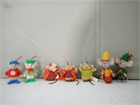 CHRISTMAS ORNAMENT MICE-DISNEY RESCUERS &