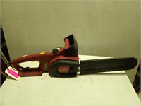 Chicago Electric 14" electric chainsaw, runs wide