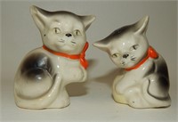Small Vintage Gray & White Kittens Cats