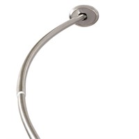 Zenna Home 72 in. Curved Shower Curtain Rod