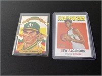 Topps and Donruss, Jose Canseco & Lee Alcindor