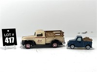 ERTL Farm Truck and Resin Truck Figurine