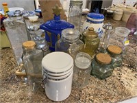 VARIOUS CONTAINERS