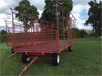 Off site Steel Bale thrower wagon