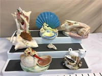 Vintage shell souvenirs