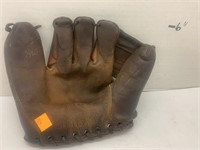 Vntg Wilson Ball Hawk Leather Baseball Mitt