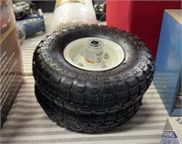 10" pneumatic tire hub with 4.10/3.50-4. Tires