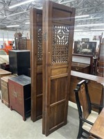 4 panel Wooden dressing screen