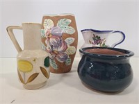 Four piece pottery collection