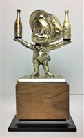 Silver Perky the Dr. Pepper Man Trophy