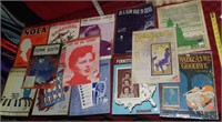 15 Pc Vintage Sheet Music