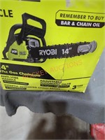 Ryobi 14" 37 cc gas chainsaw 2 cycle