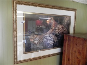 2 Large Cheetah Wall Pictures