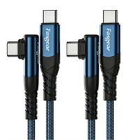 6ft  Fasgear USB C to C Cable  2 Pack 6ft 60W  Rig