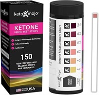 150 Ketone Test Strips with Free Keto Guide eBook