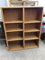 Nice Wood Bookshelf with 6 Adjustable Shelves 48W
