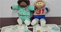 1982 vintage Cabbage Patch boy dolls w/ papers.