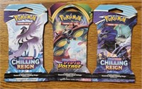 (3) Pokémon Booster Packs #1 - Sealed