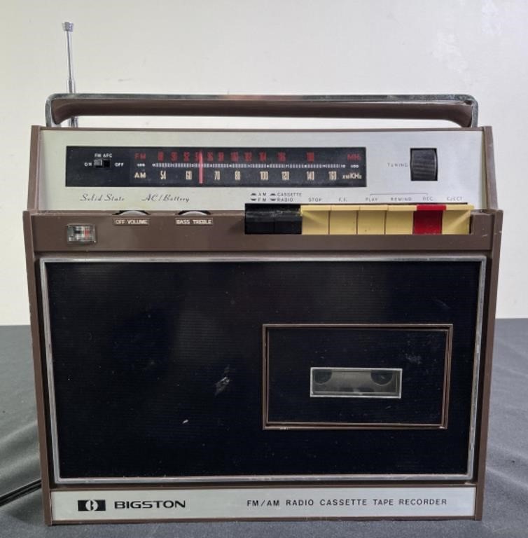 Bigston FM/AM Cassette Tape Recorder