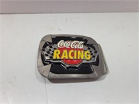 Coca-Cola Racing Belt Buckle