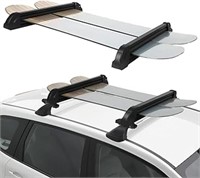ULN - OUTPRIZE Ski Rack for Roof Rack, Aluminum Sn