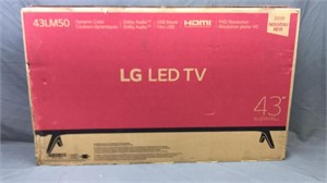 New In Box Lg Led Tv 43in 43lm50 Model