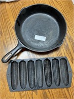 Cast Iron & Cornmuffin Pan