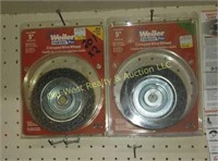 (2) 5" Crimped Wire Wheels (#201)