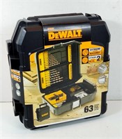 NEW DeWalt 63Piece Drill Bit Set, DT9281