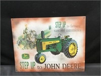 John Deere Metal Sign