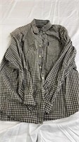 Abercrombie and Fitch plaid button up large