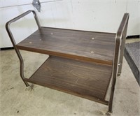 Vintage Television Cart, on casters